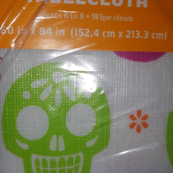 NWT Sugar Skull☆Day of the Dead☆Halloween ☆ Decorative tablecloth - Picture 4 of 12